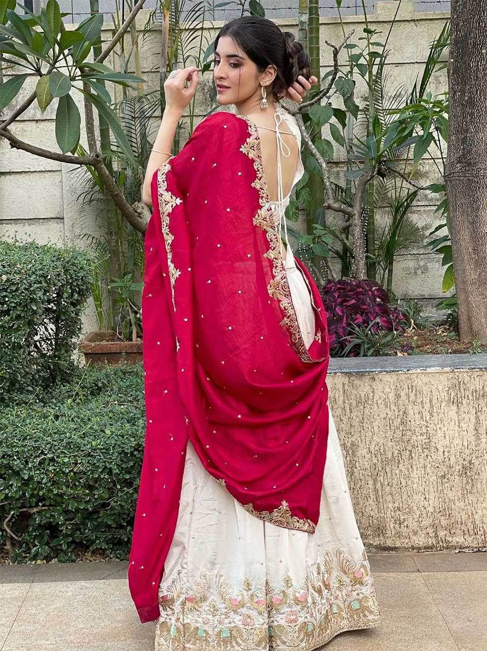 Chinon Embroidered Lehenga - MYLUXURY LANE ENTERPRISE